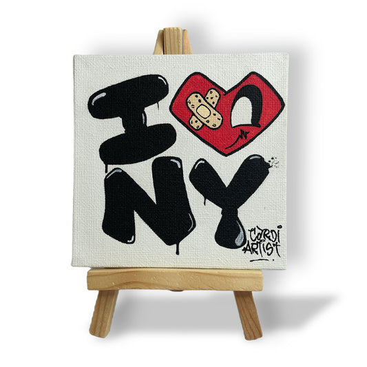 I Heart NY mini Canvas