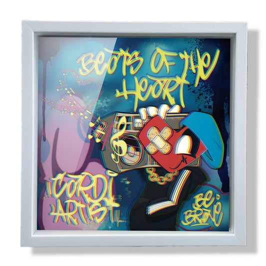Beats Of The Heart – 12×12 Museum-Quality Print