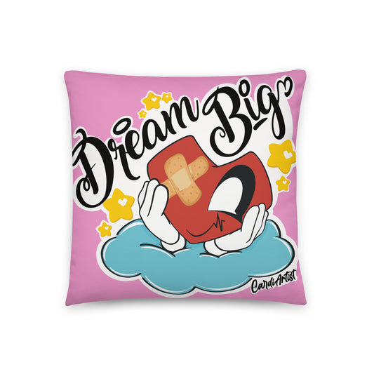 Dream Big Pink Pillow